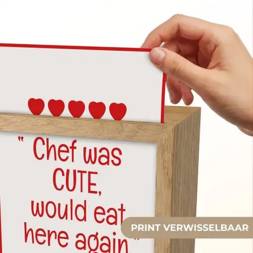 Tekst - Rood - Hartjes Light Box met kabel (Wandlamp) klein -USP_websiteprintNL