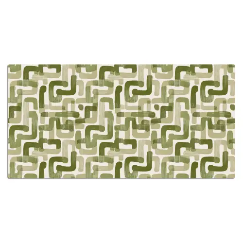Modern - Grafisch - Groen Muismat XXL klein 681 -3d_leeg