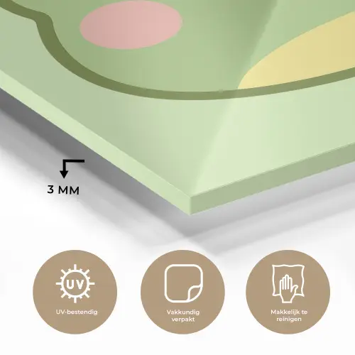 Kikker - Groen - Vriendelijkheid plexiglas 5mm klein -sfeer2