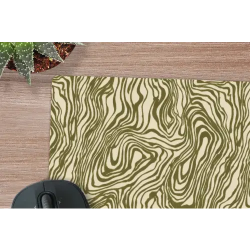 Abstract - Marmer - Groen muismat rubber klein 262 -closeup