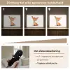 Hert - Baby - Dieren Light Box met batterij (Wandlamp kind) middel -USP_dimbaarNL