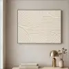 Patroon - Abstract - Wit Textielframe zwart klein -sfeer2