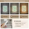 Zebrapatroon - Groen - Retro Light Box met kabel (Tafellamp) klein -USP_lichtkleurDE