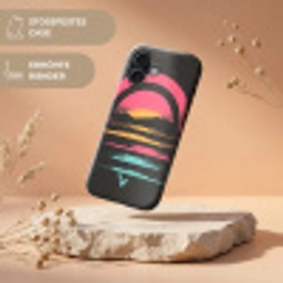 Cirkel - Abstract - Roze Toughcase MagSafe Apple iPhone 17 klein -USP_RandenV_DE