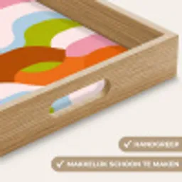 Abstract - Vormen - Roze Dienblad Rechthoek middel -USP_HandgreepNL