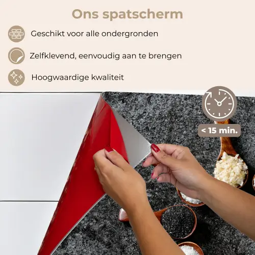 Lepel - Kruiden - Specerijen - Keuken - Industrieel keuken achterwand spatscherm klein -spatscherm_NL