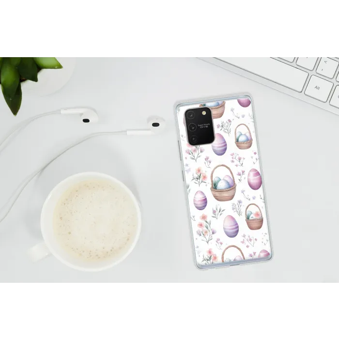 Bloemen - Paaseieren - Patroon Telefoonhoesje Samsung Galaxy S10 Lite klein -oordopS10Lite