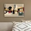 Abstract - Vormen - Beige - Texturen canvas 2cm klein -sfeer3