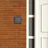 Grijs - Sierlijk Naambord Vierkant klein -sfeer3-XS