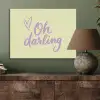 Oh darling - Geel - Hart PET vilt klein -sfeer2