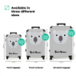 Ko koala NBS - Handbagage koffer - Kinderen Unisex middel zzzzzzVergelijking_3EN