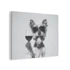 Hondje - Wijnglas - Zonnebril - Enthousiast PET vilt klein -3d
