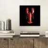 Kreeft - Glossier Rood - Zwart aluminium wit klein -sfeer1