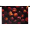 Fruit - Close up - Nectarines Wandkleed katoen klein -zz3d