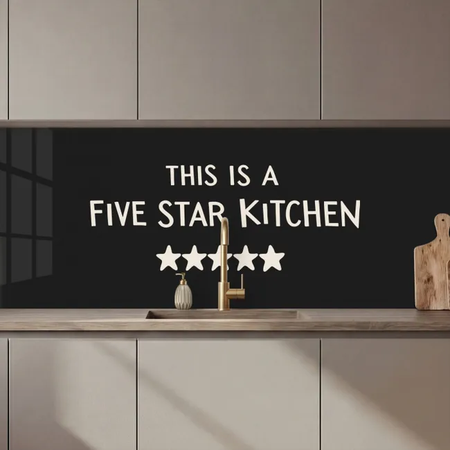 Keuken achterwand - This is a five star kitchen