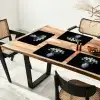 Wit - Bloemen - Tulpen - Vaas Placemat vinyl groot -zzsfeer4_Kitchenyeah-website