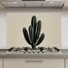 Cactus - Subtiel - Groen keuken achterwand spatscherm klein -3d_website