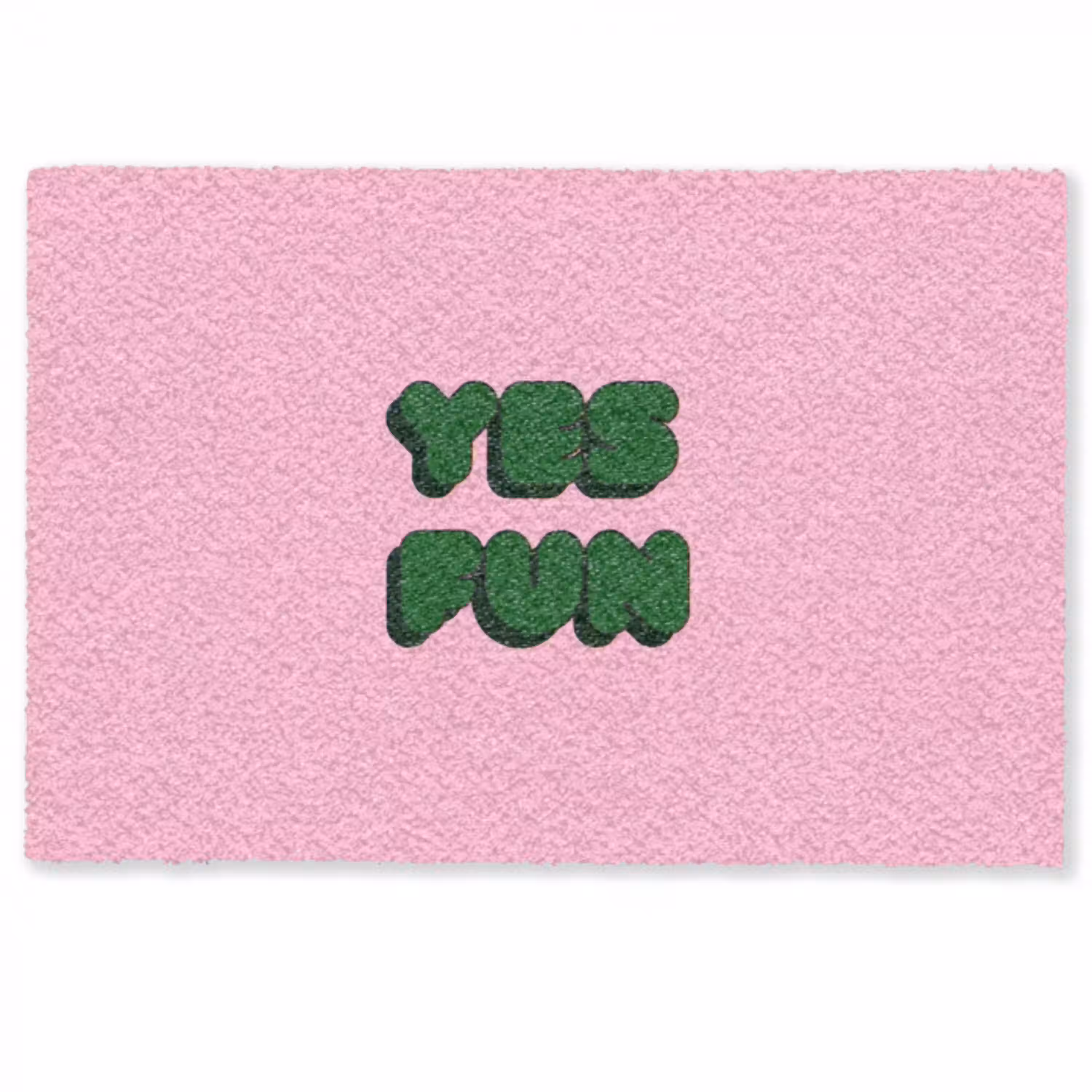 Yes fun - Groen - Roze Deurmat klein -zkaufland3d