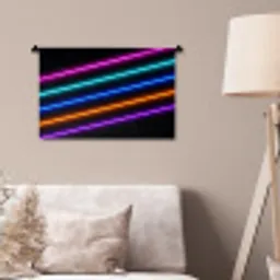 Esthetiek - Retro - Neon Wandkleed katoen klein -sfeer4