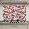 Cassette - Patroon - Roze keuken achterwand spatscherm klein 900 -3d_website