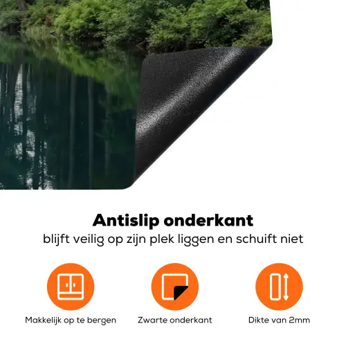 Bergen - Meer - Bos Inductie beschermer vinyl 3mm klein -zzzzzzz-td-onderkant