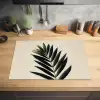 Palmblad - Donkere bladen - Subtiel Inductie beschermer vinyl 3mm klein -sfeer5