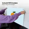 Fruit - Sinaasappel - Oranje Inductie beschemer met haakjes klein -ky-ophangen-nl