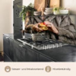 Vrouw - Hamburger - Bontjas keuken achterwand 2 middel -usp_DE