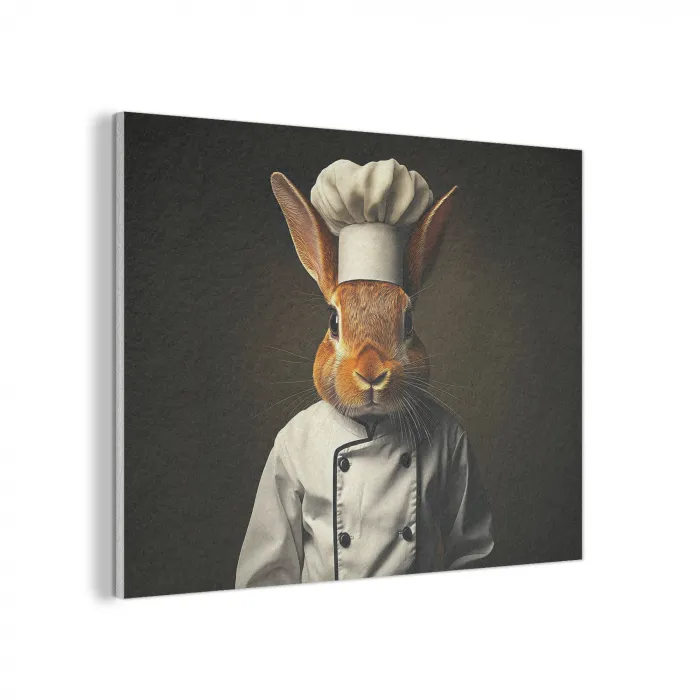 Konijn - Kok - Dier PET vilt klein -3d