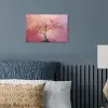Boom - Roze - Goud - Modern poster papier klein -sfeer2