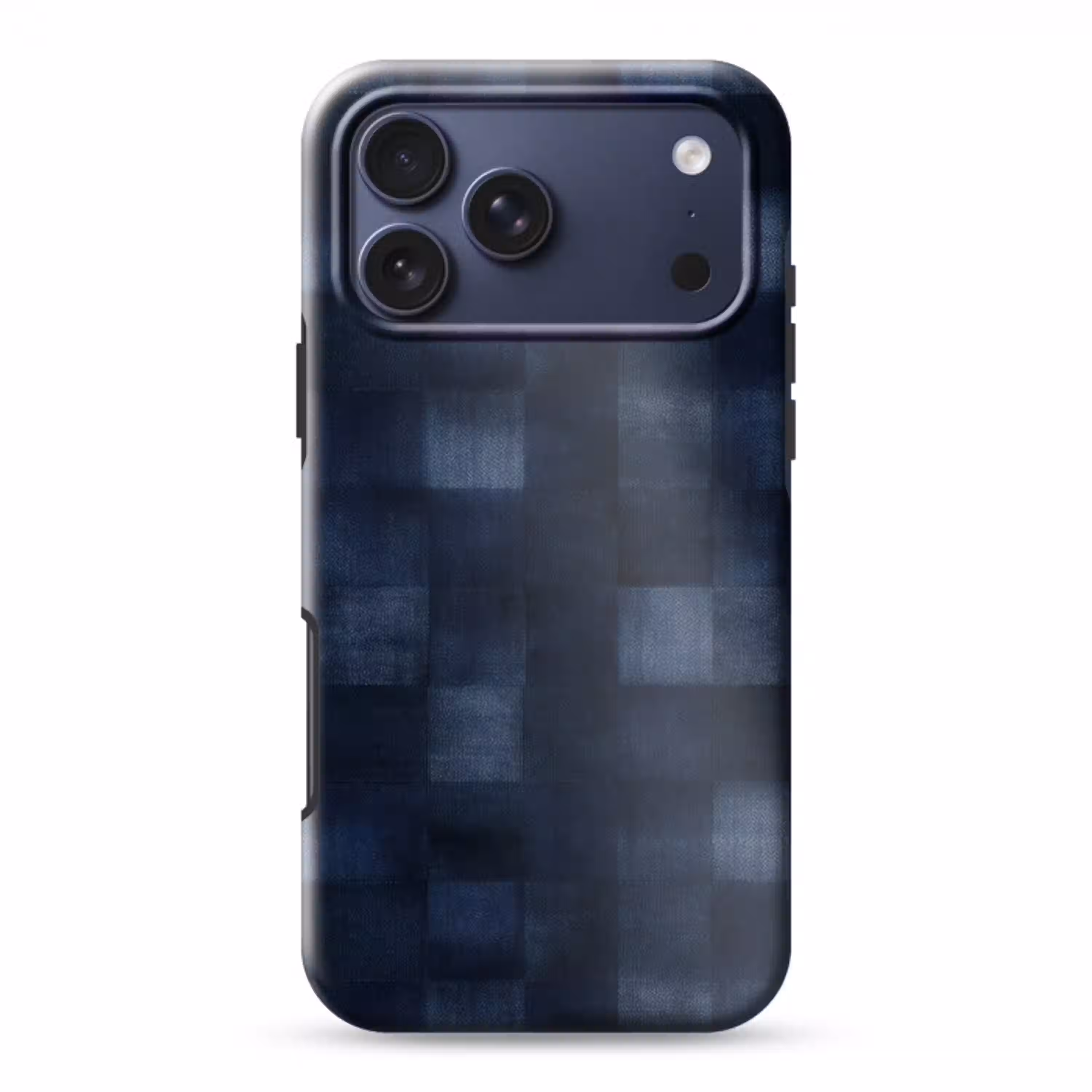 Patroon - Ruit - Marineblauw Toughcase MagSafe Apple iPhone 17 Pro Max klein 1019 -3d