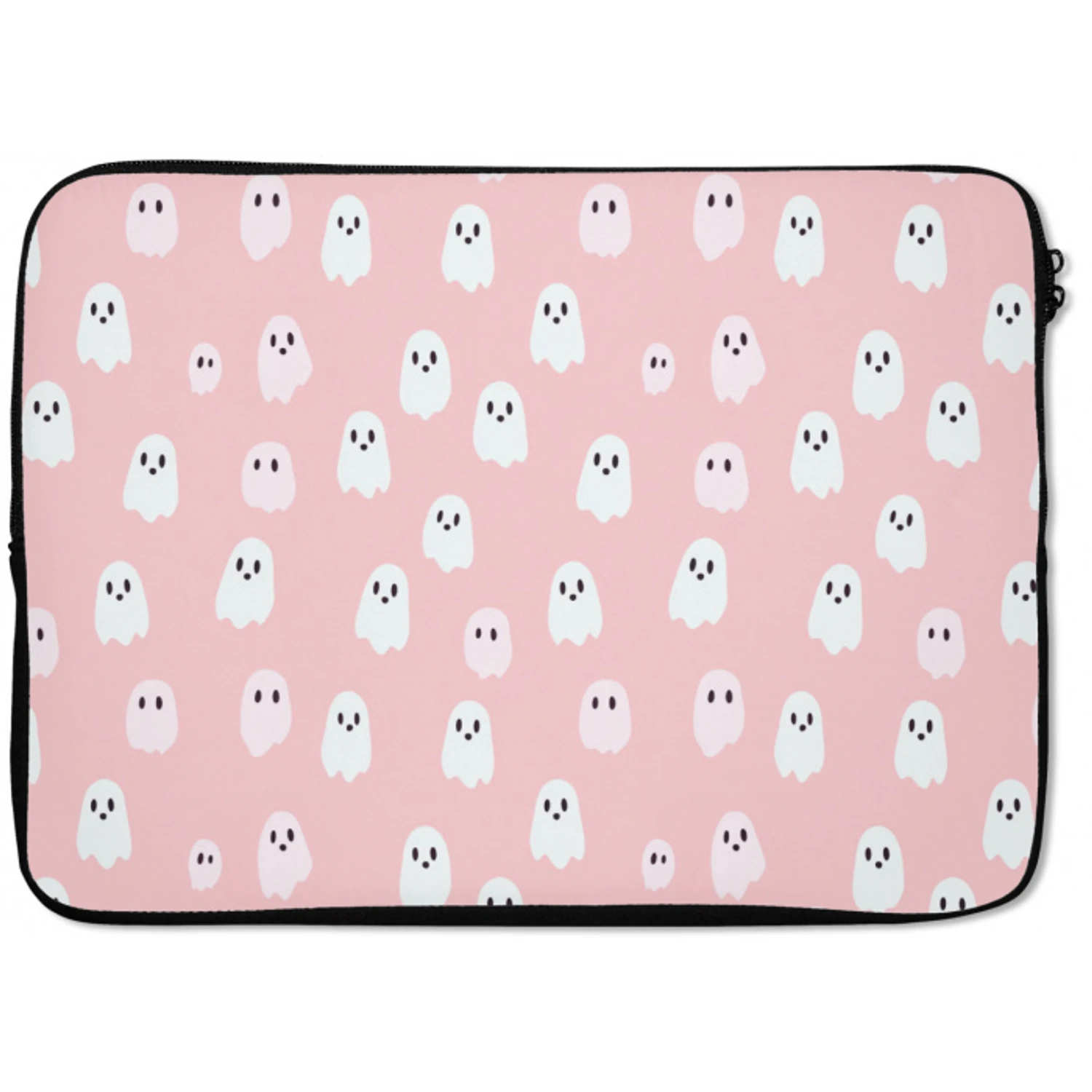 Spookjes - Patroon - Roze laptophoes neopreen klein 279 -zkaufland3dotto