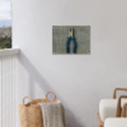 Tang - Schilderij - Textuur - Verf tuinposter los doek klein -sfeer8