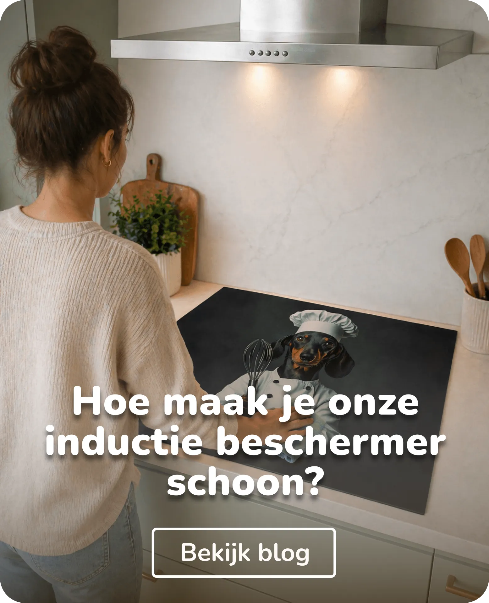 hoe een inductie beschermer schoonmaken