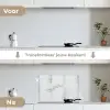 Beton - Grijs - Wit keuken achterwand spatscherm klein -voor_na_NL