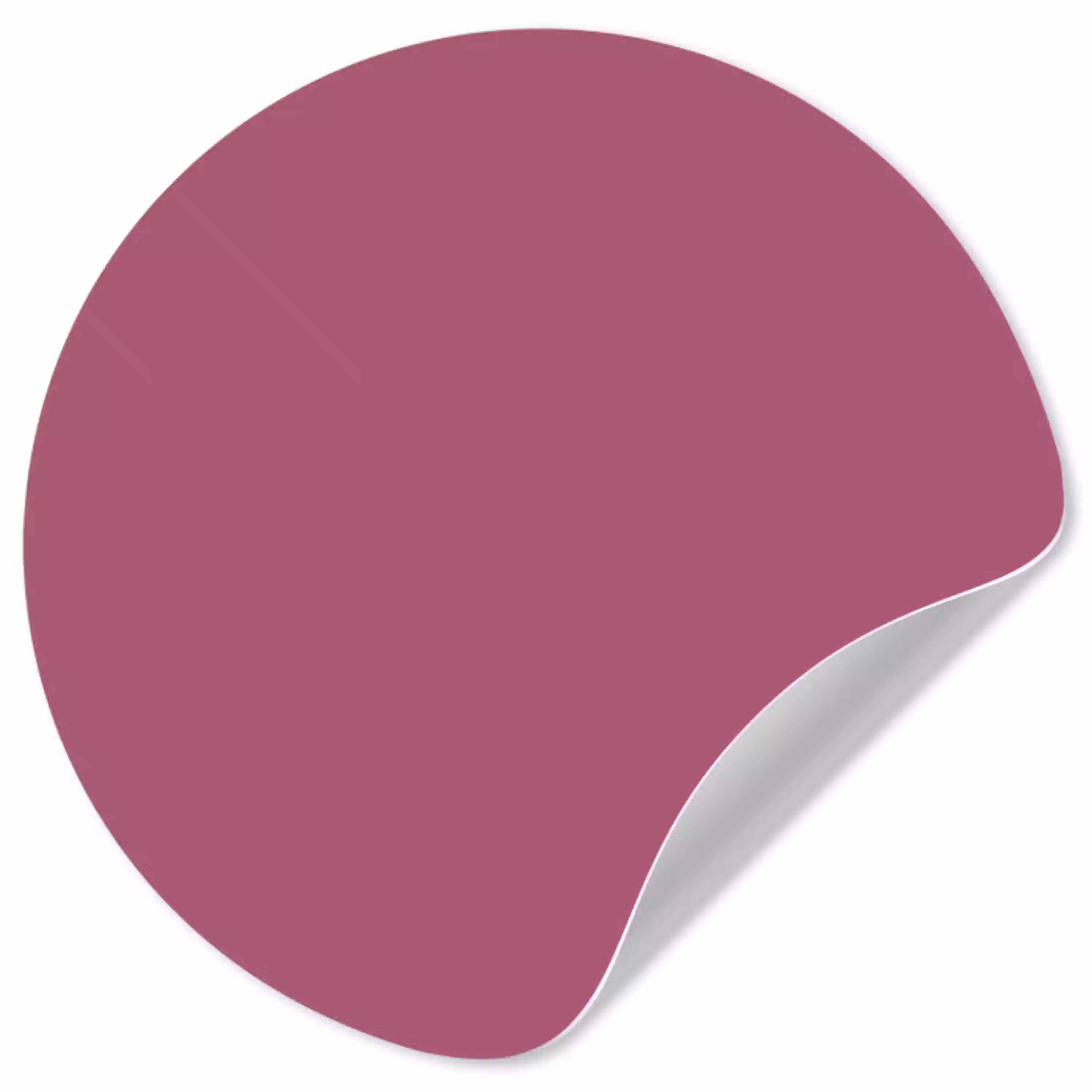 Berry - Roze -Pink Wandcirkel behangsticker klein 186 -3d