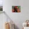 Vrouw - Kroon - Tomaat - Bascilicum - Zonnebril tuinposter los doek klein -sfeer8