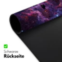 Space - Stars - Abstract - Colorful Muismat XXL klein -ysfeer2_duits