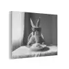 Konijn - Bunny - Zonnebril - Tafelkleed - Pasta - Schattig PET vilt klein -3d