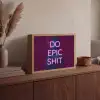 Buste - Neon - LED - Letters Light Box met batterij (Wandlamp) middel -sfeer2