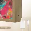 Vrouw - Kauwgom - Graffiti - Neonkleuren Light Box met batterij (Wandlamp) middel -USP_websiteoplaadbaarNL