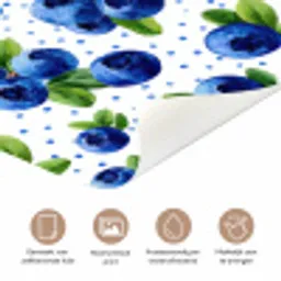 Bessen - Patroon - Blauw deurposter klein 289 -closeup_NL
