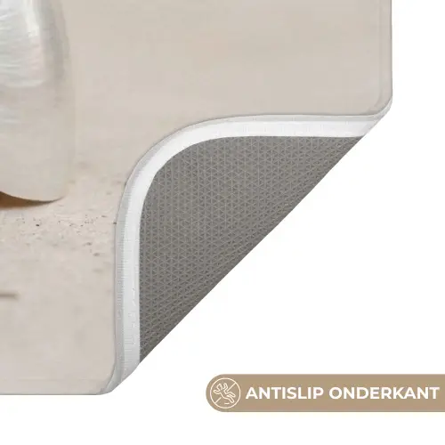 Schelp - Spiraal - Beige Badmat klein -USP_AntislipNL