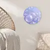 Pastel - Bubbels - Dromerig Wandcirkel kunststof plaat 5mm dik klein -sfeer5