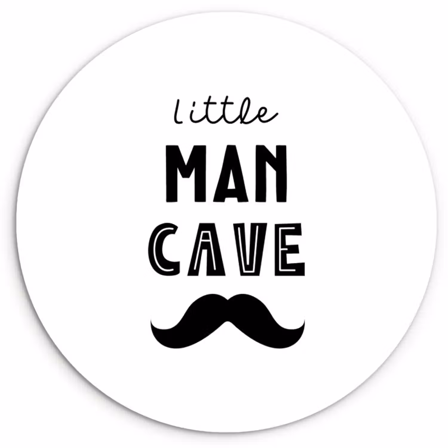 Muurcirkel - Quotes - Little man cave - Spreuken - Jongens - Kind