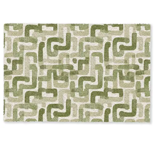 Modern - Grafisch - Groen Deurmat klein 898 -zkaufland3d