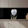 Tulp - Patroon - Blauw keuken achterwand 2 middel zz_3dshopping