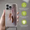 Balletschoenen - Satijn - Aardetinten Hoesje iPhone 16 Pro Max met koord klein -sfeer2_NL
