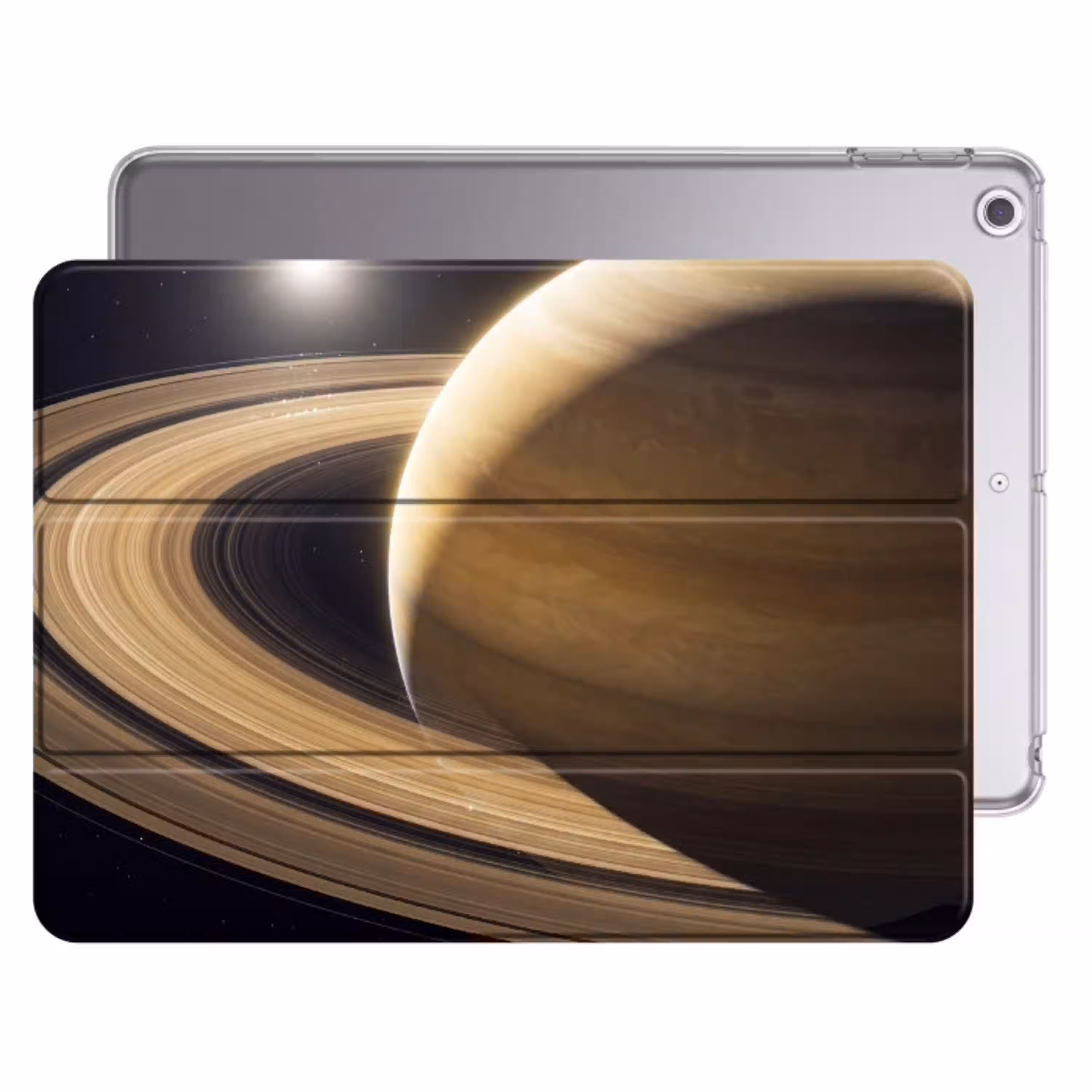 Planeet - Ringen - Ruimte Apple iPad 2017 middel -threedimensional_3d_global