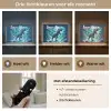 Dino - Blauw - Jongens Light Box met batterij (Wandlamp kind) middel -USP_lichtkleurNL